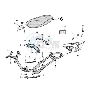 VCLIC EVP drawing FRAME AND SADDLE