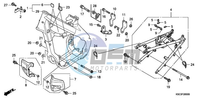 FRAME BODY