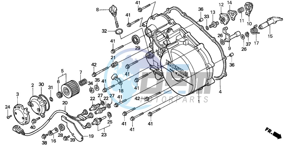 RIGHT CRANKCASE COVER