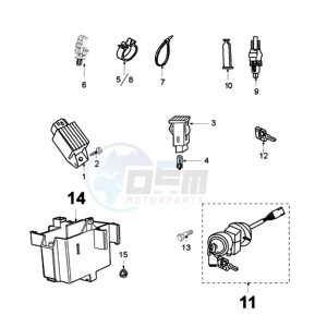 LUDIX 10 RVA ONE drawing ELECTRIC PART