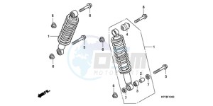 TRX420FPA9 Australia - (U) drawing FRONT CUSHION