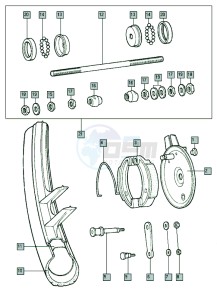 A3 50 drawing Front wheel-alu III