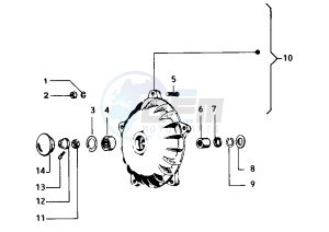 FL2 HP 50 drawing Front Brake Drum