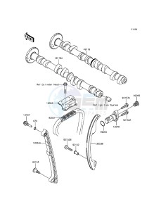 JET SKI ULTRA LX JT1500KEF EU drawing Camshaft(s)/Tensioner