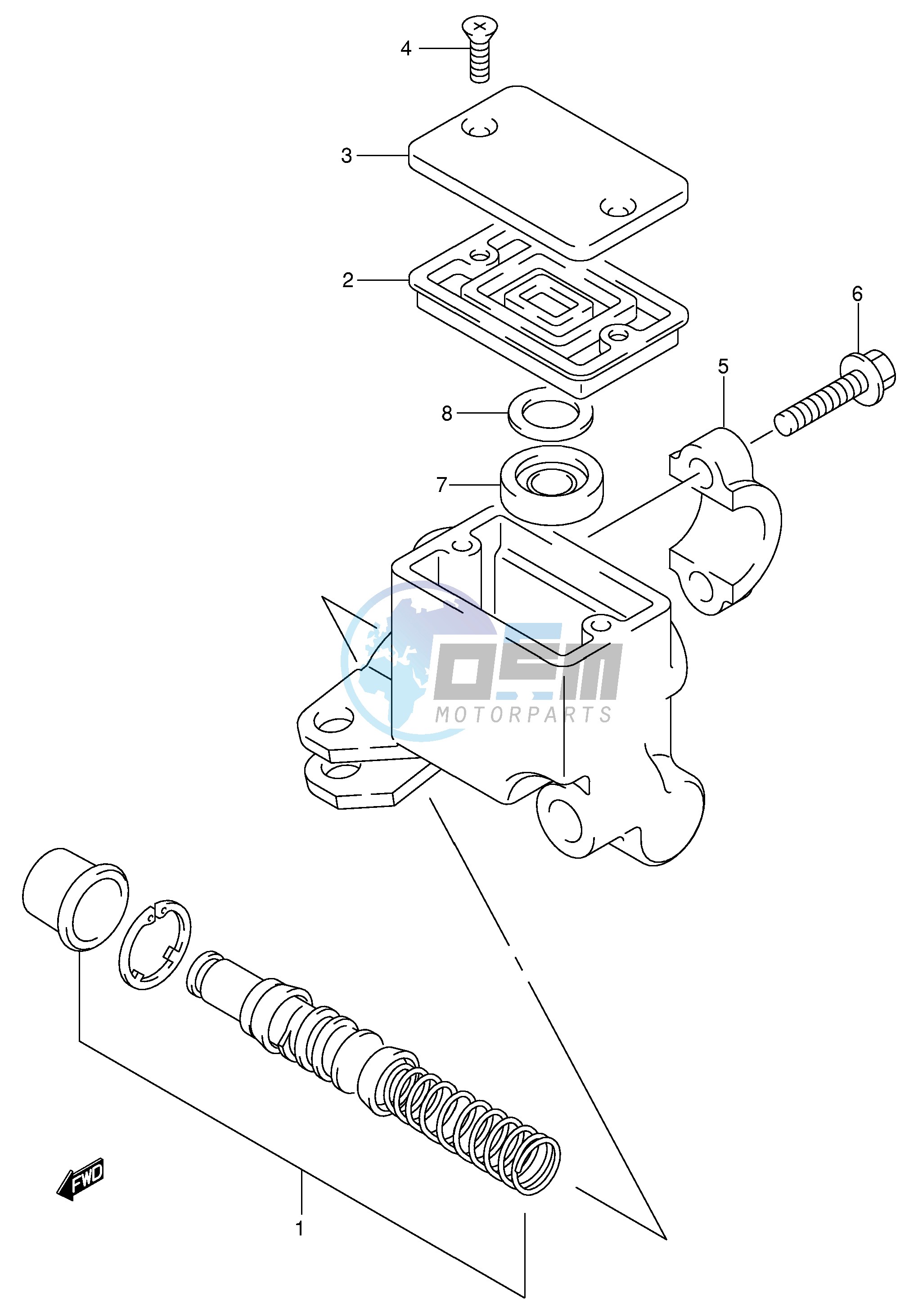 FRONT MASTER CYLINDER