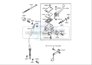 ZZR 250 (EU) drawing FRONT MASTER CYLINDER