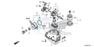 CBR650FAE CBR650FAE 2ED - (2ED) drawing OIL PAN/ OIL PUMP