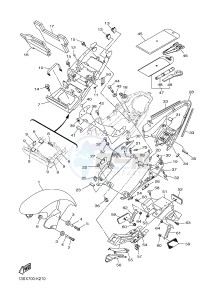 YZF-R6 600 R6 (2CXH) drawing FENDER