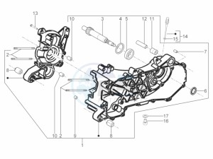 Typhoon 50 2T E2 (EMEA) drawing Crankcase