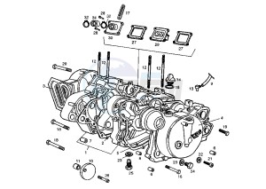 GPR R - 50 cc drawing CRANKCASE