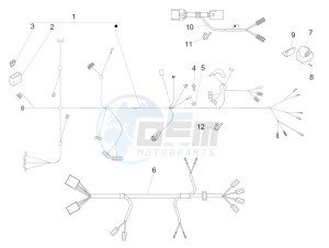 Liberty 50 4T PTT 2009-2017 drawing Main cable harness