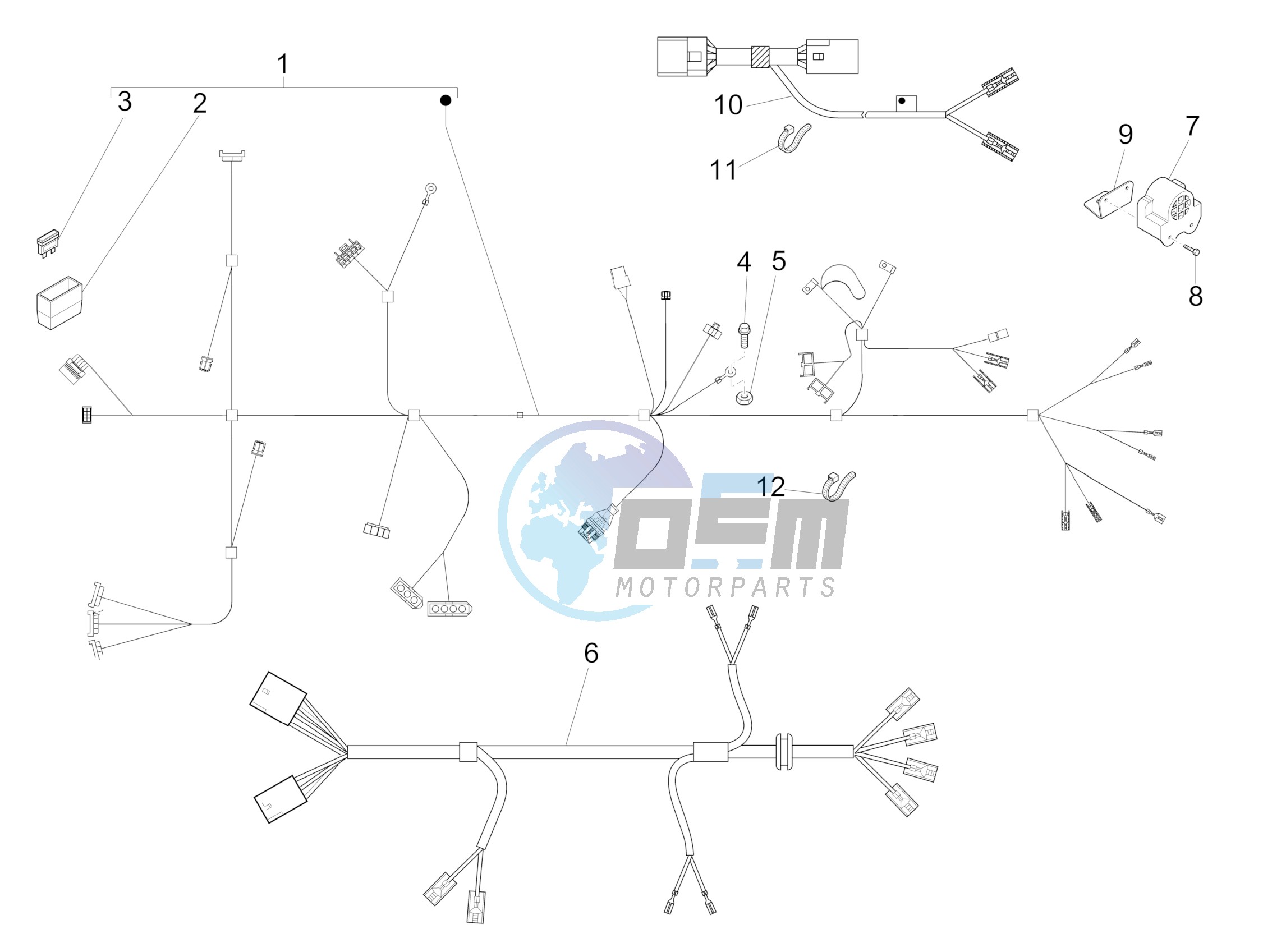 Main cable harness