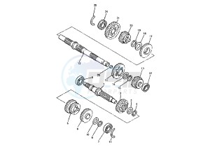 XVZ ROYAL STAR 1300 drawing TRANSMISSION