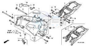 CBR1000RR9 Australia - (U / MME PSW SPC) drawing FRAME BODY