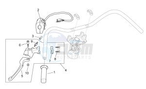 Mojito custom 50 2t (eng. piaggio) drawing LH Controls