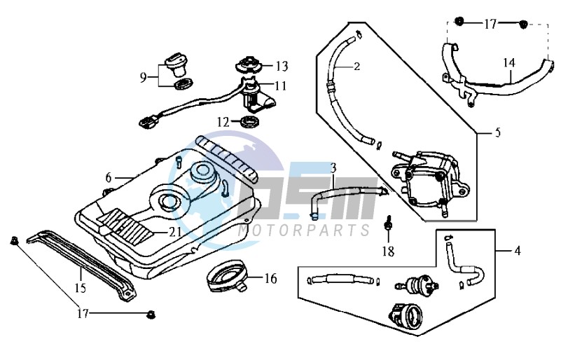 FUEL TANK - FUEL CUT