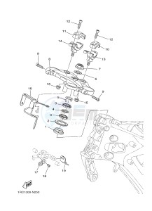 MT09A MT-09 ABS 900 (2DRF 2DRG) drawing STEERING