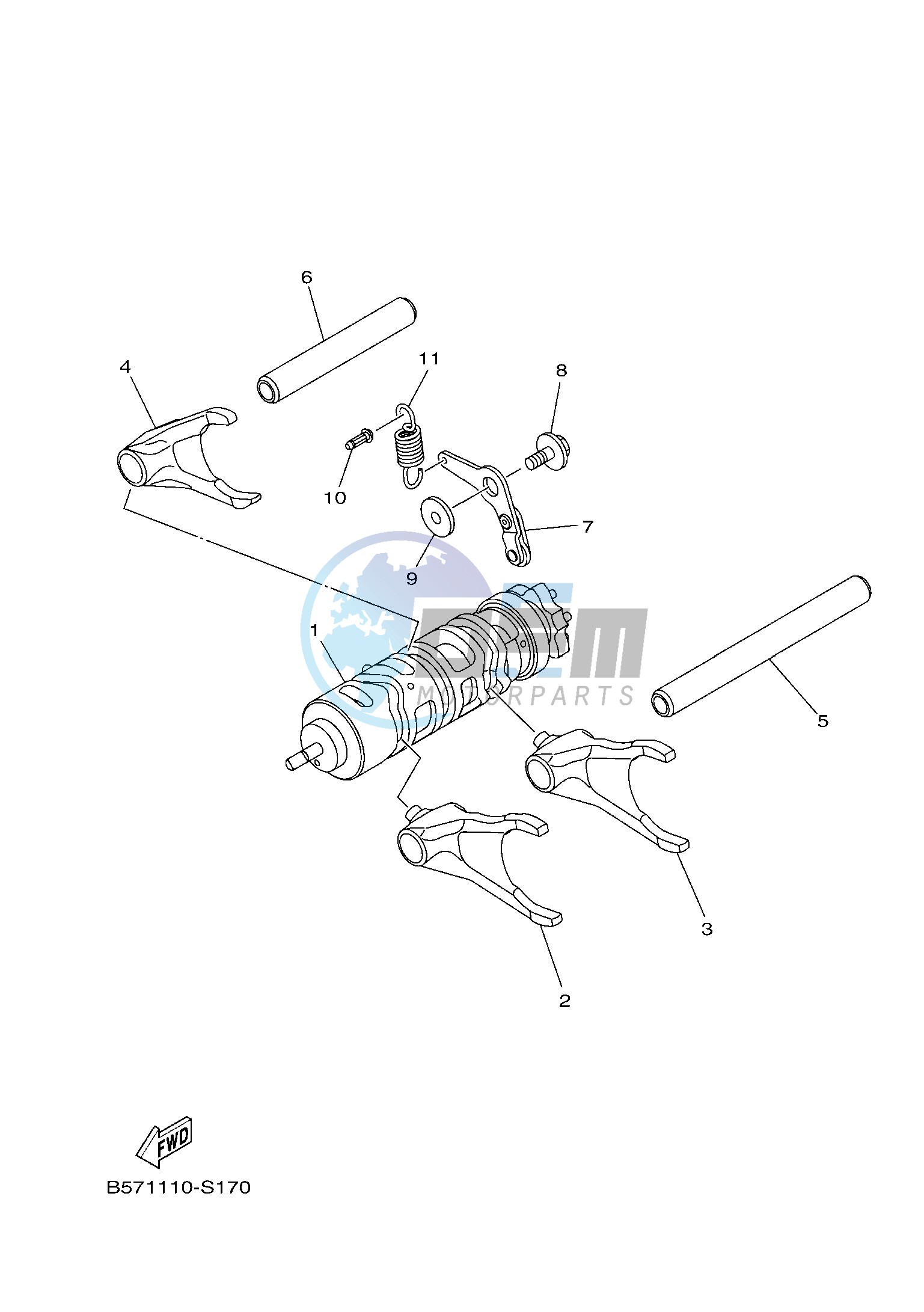 SHIFT CAM & FORK