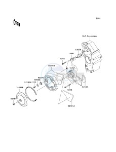 VN 2000 E [VULCAN 2000 CLASSIC] (6F-7F) E7F drawing CHAIN COVER