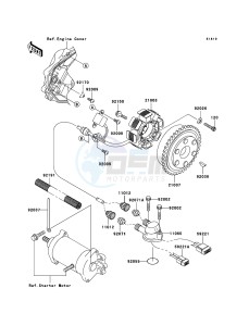 JET SKI X-2 JF800A7F EU drawing Generator