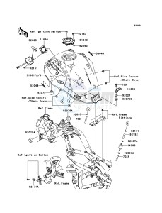 VERSYS KLE650A9F GB XX (EU ME A(FRICA) drawing Fuel Tank