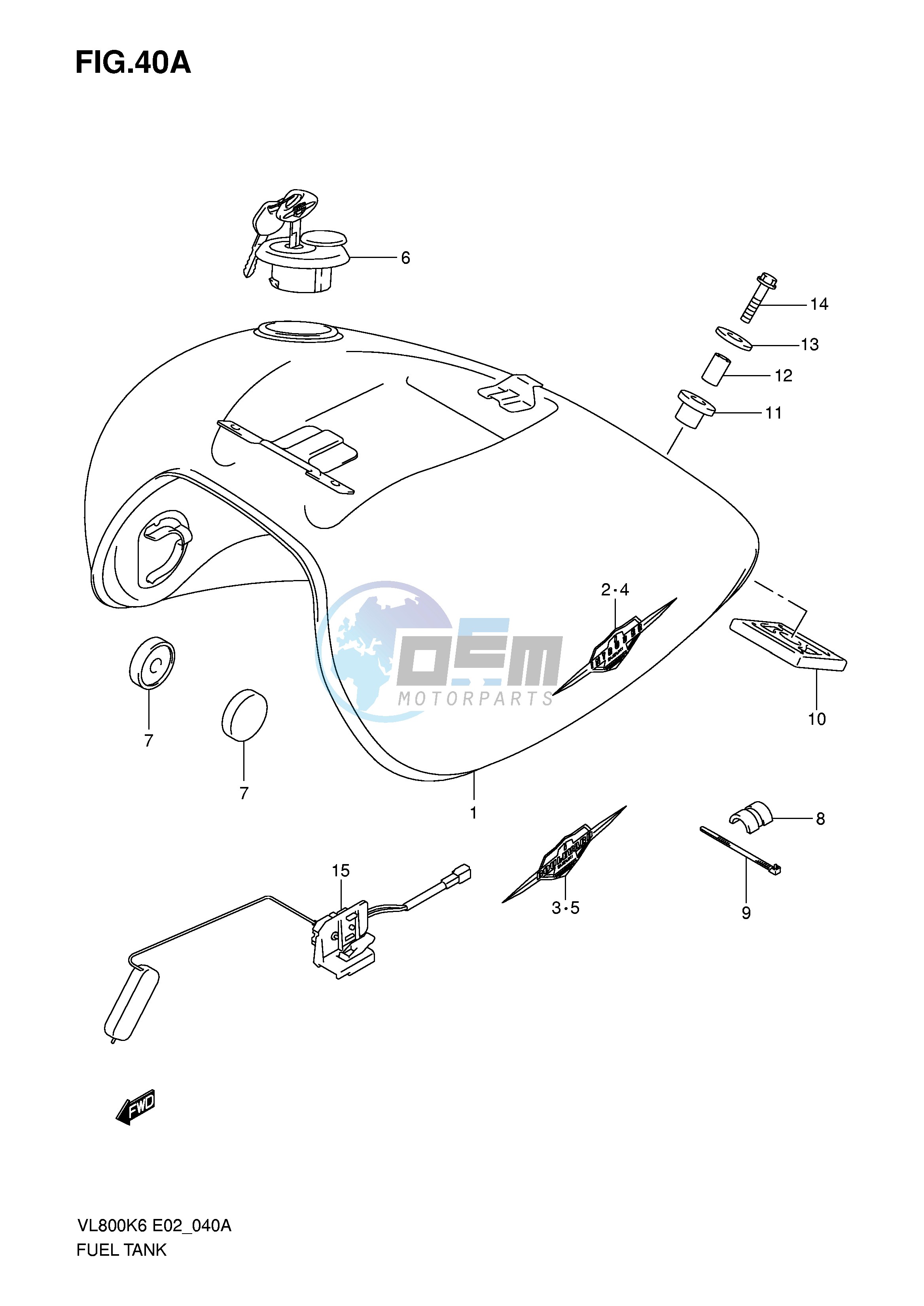 FUEL TANK (MODEL K7)