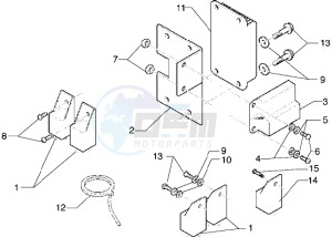 X9 500 drawing Relais - Decoder - Electronic control unit