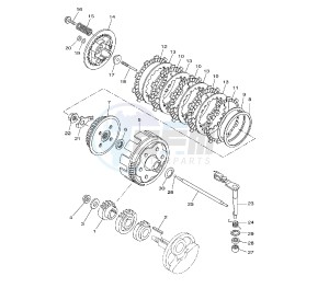 YZF R 125 drawing CLUTCH