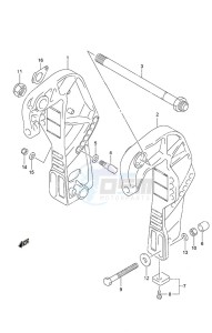 DF 40A drawing Clamp Bracket