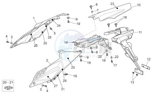 RXV-SXV 450-550 drawing Rear Body