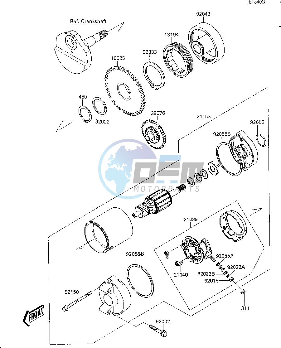 STARTER MOTOR-- JS300-A3_A4_A5- -