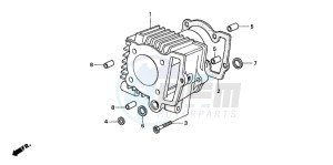 XR50R drawing CYLINDER