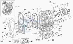 Norge 1200 IE 1200 IE drawing Crank-case