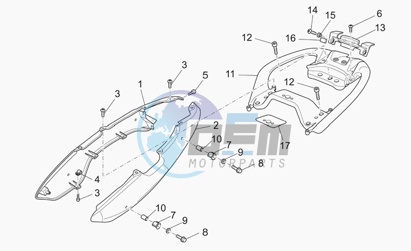 Rear body - rear fairing