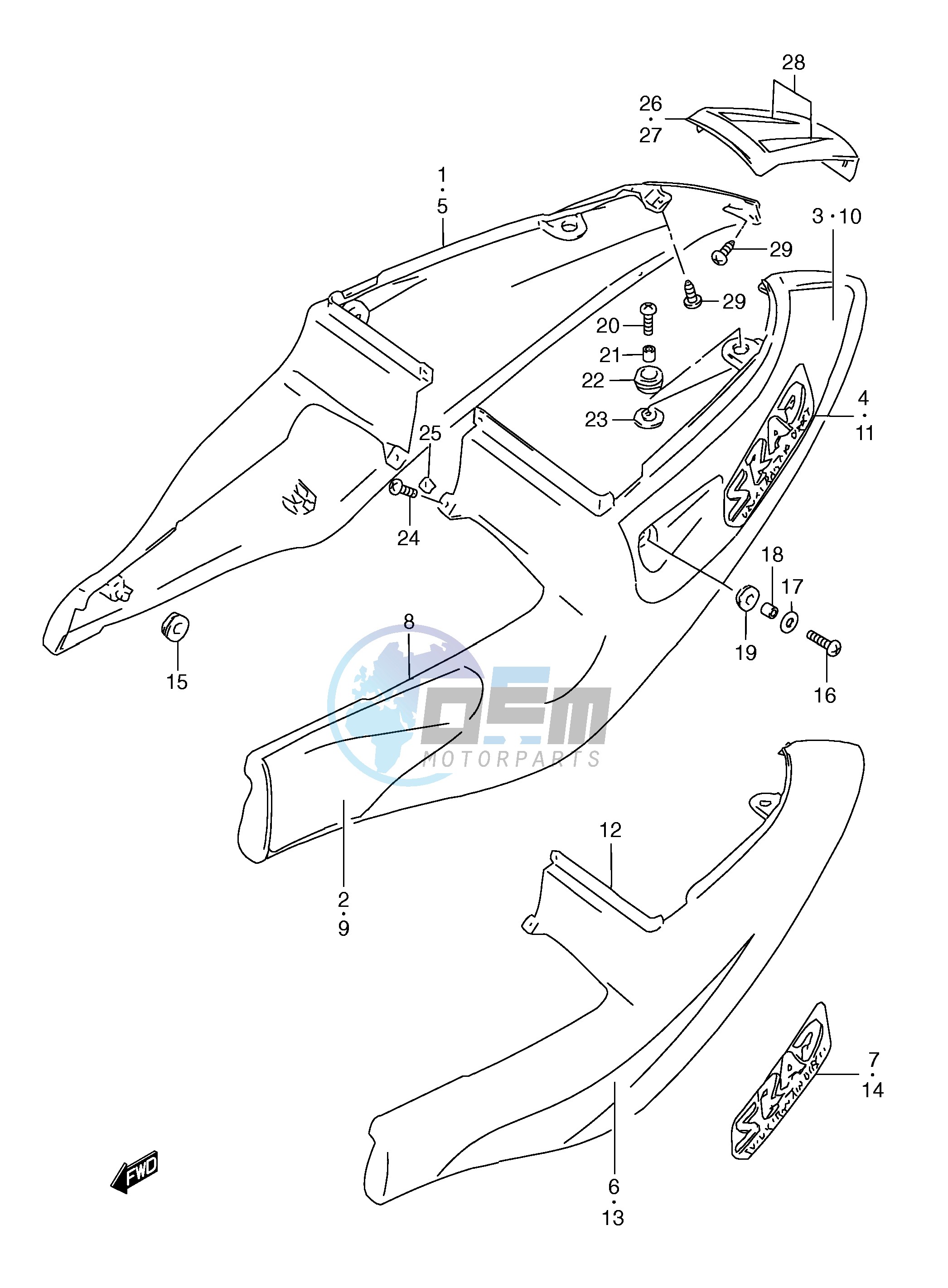 FRAME COVER (MODEL W)