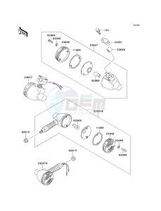 KE 100 B [KE100] (B16-B20) [KE100] drawing TURN SIGNALS