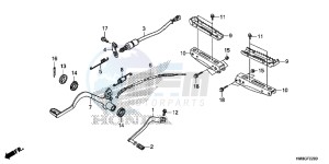 TRX250TME FOURTRAX RECON Europe Direct - (ED) drawing PEDAL/STEP