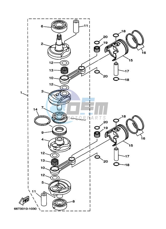 CRANKSHAFT--PISTON