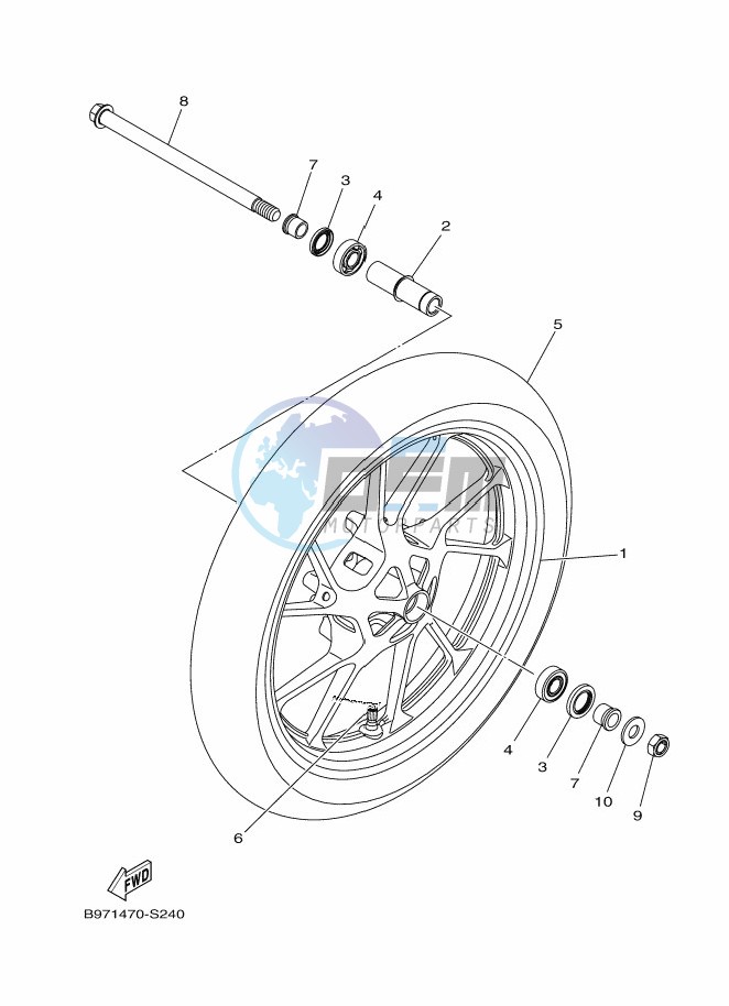 FRONT WHEEL