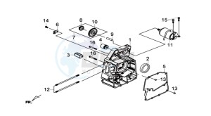 JOYMAX 250i drawing CRANKCASE RIGHT / START MOTOR