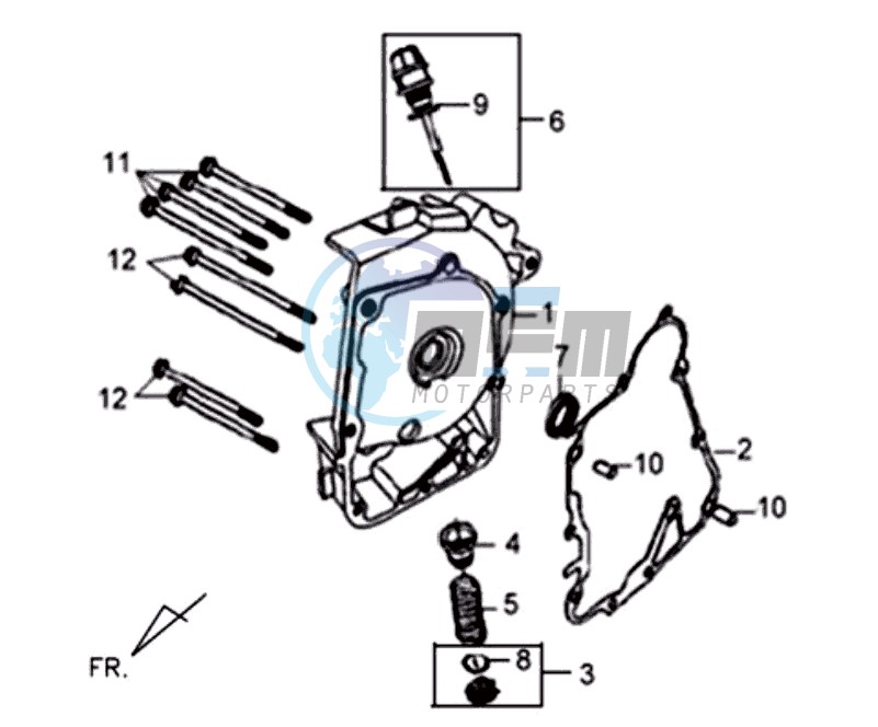 CRANKCASE RIGHT