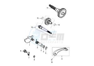 LUDIX 10 TREND – SNAKE - 50 cc drawing GEAR GROUP