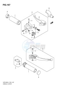 VZR1800 (E2) INTRUDER drawing HANDLE LEVER (VZR1800ZL1 E2)