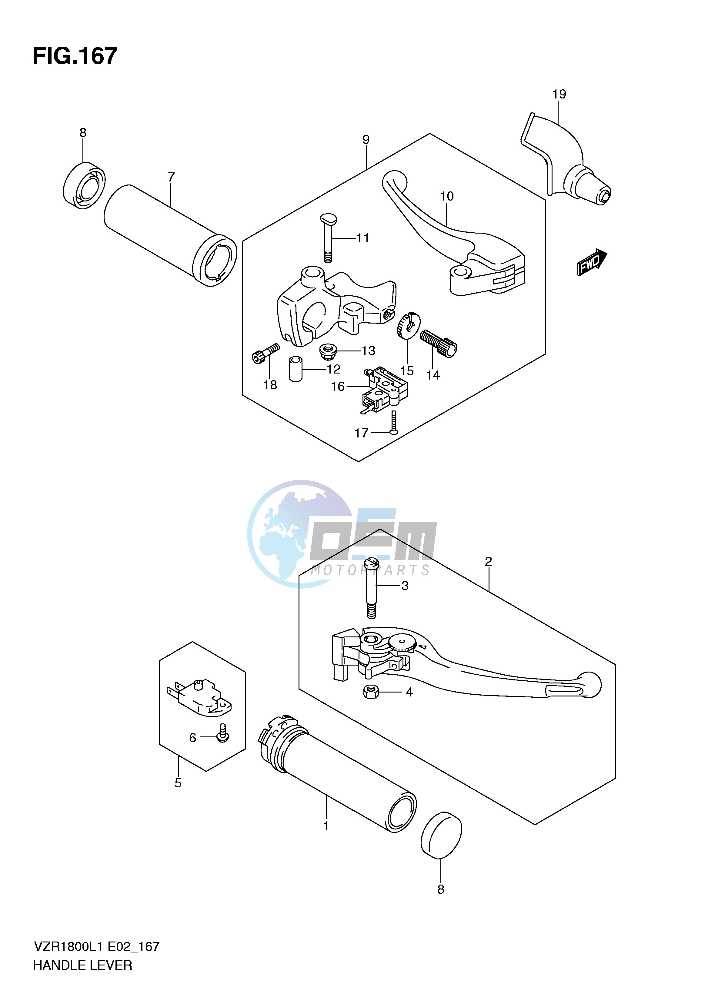 HANDLE LEVER (VZR1800ZL1 E2)