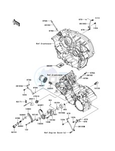 KVF750_4X4_EPS KVF750GCS EU GB drawing Oil Pump