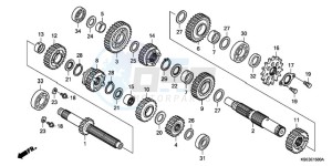 CRF150RB9 Europe Direct - (ED / T19) drawing TRANSMISSION