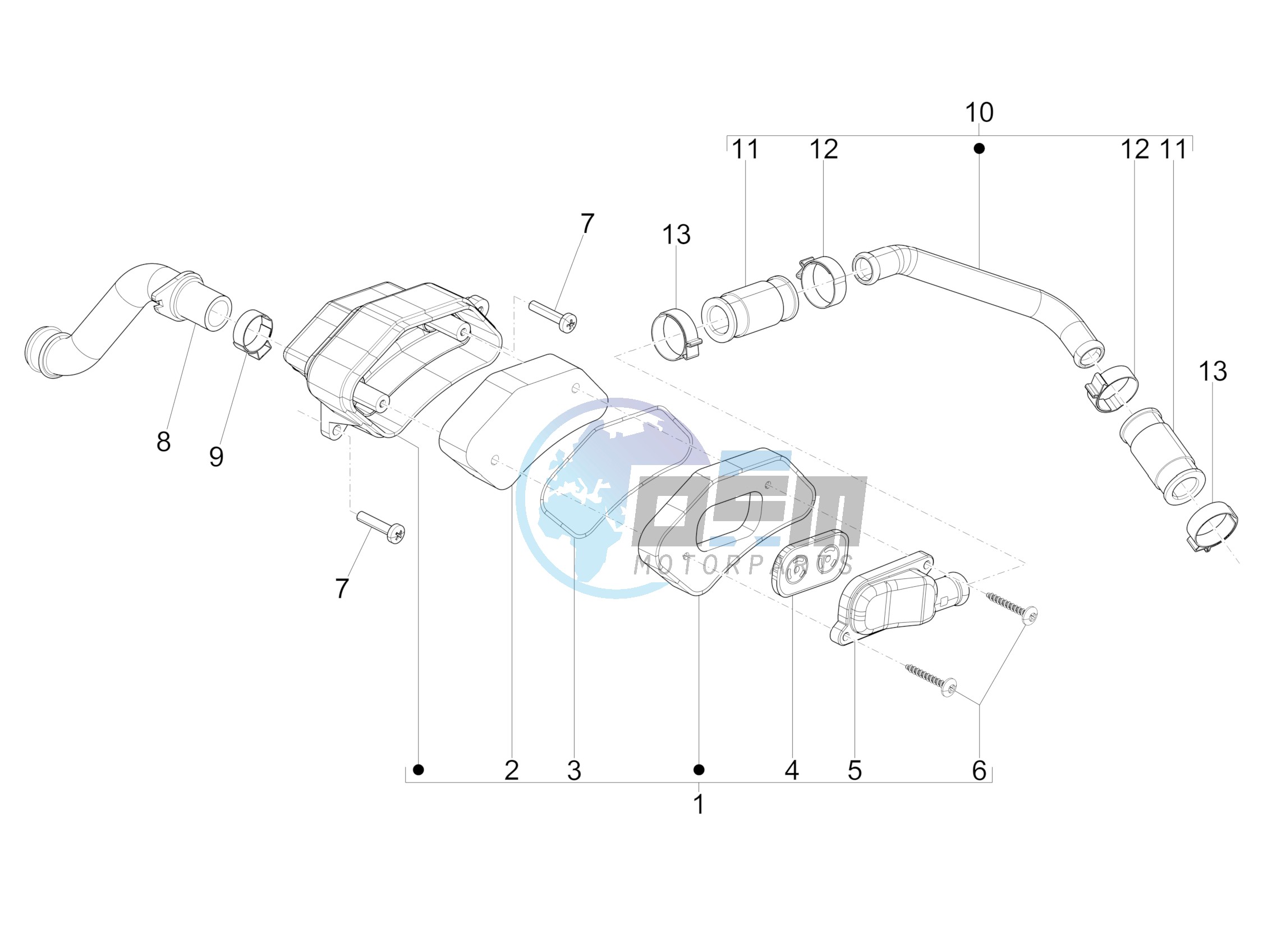 Secondary air box