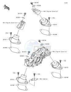 JET_SKI_ULTRA_310X JT1500LFF EU drawing Engine Mount