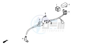 CRF70F drawing WIRE HARNESS/ IGNITION COIL