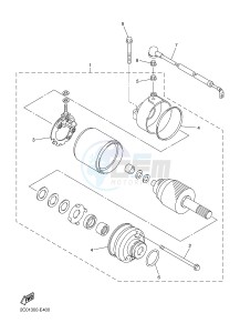 XJ6NA 600 XJ6-N (NAKED, ABS) (36B9 36BA) drawing STARTING MOTOR